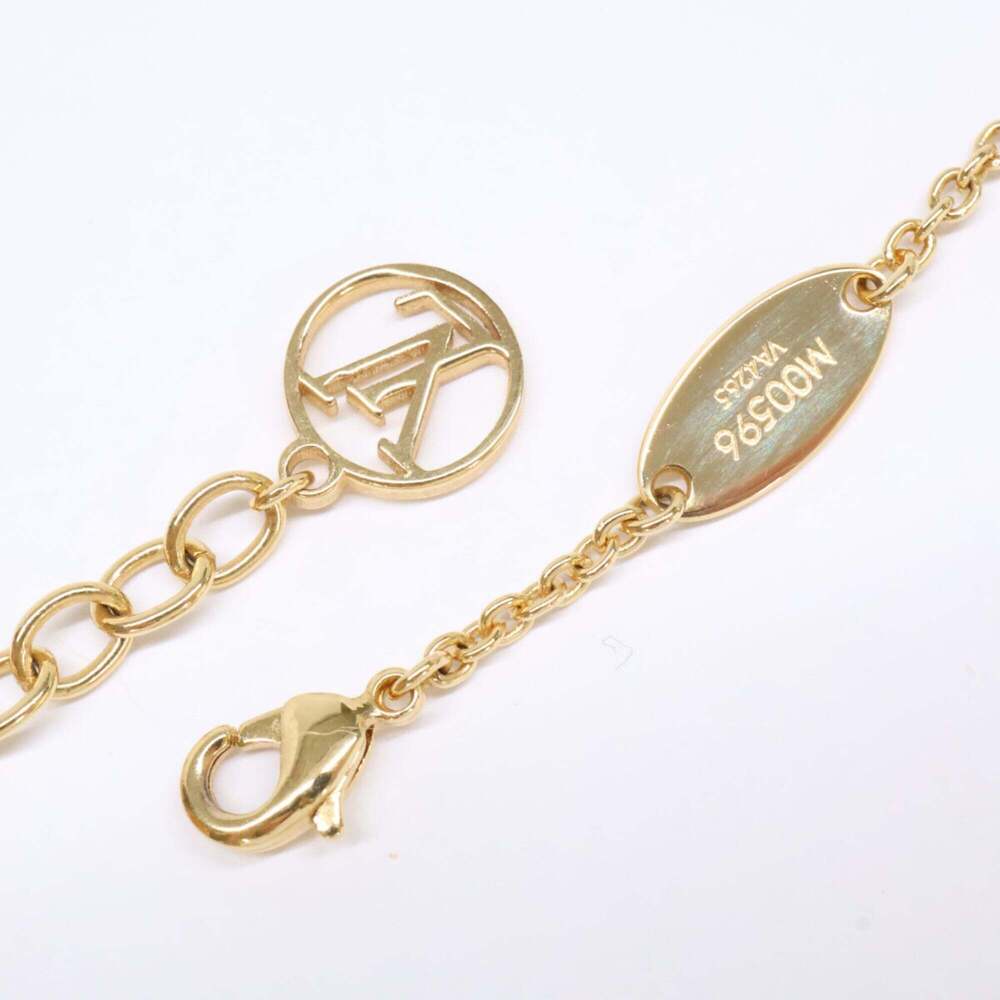 LOUIS VUITTON Gold Necklace - Picture 7 of 10